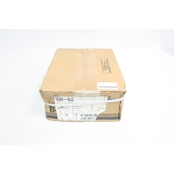 Cooper Screws Electrical Enclosures, 10 in H, 4 in D, 8 in W, NEMA 4, Carbon steel 1084-4LC - main